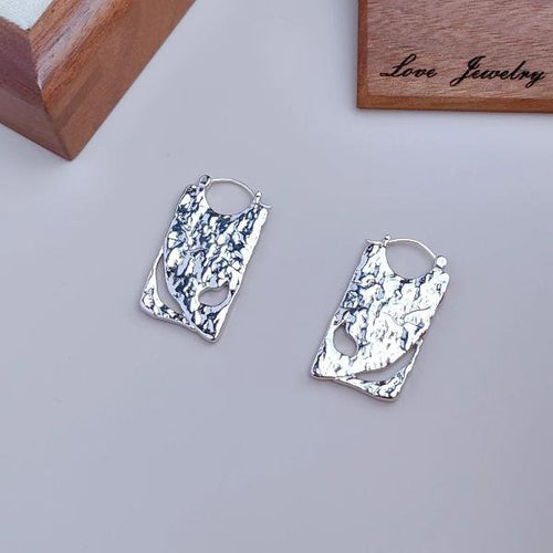 Uniek ontwerp Golden Board Drop Oorbellen - Goud en Zilver