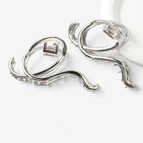 Muzieksnoer grote klauw metalen haarclips