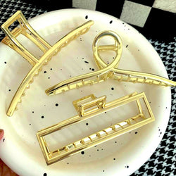 Minimalistische metalen haaraccessoire voor dames