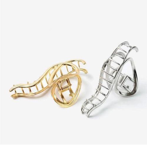 Muzieksnoer grote klauw metalen haarclips