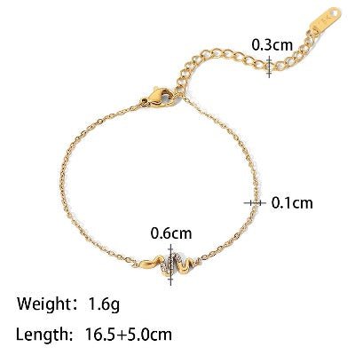 Chique sprankelende stapelarmbandenset - Modern Vintage