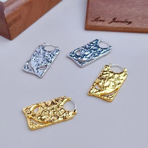 Uniek ontwerp Golden Board Drop Oorbellen - Goud en Zilver