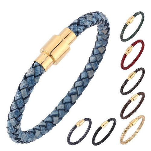 armband  leer voor mannen
