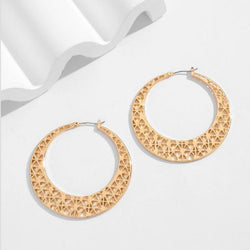 2 hoepel oorbellen goud