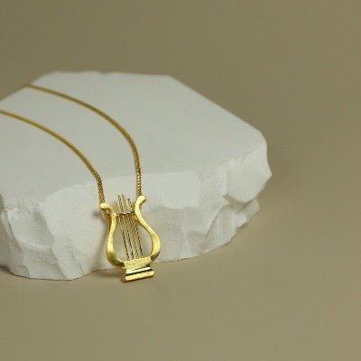 gouden harpketting