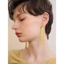 drop oorbellen goud
