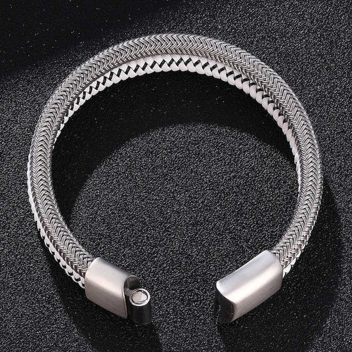 Hippe Armband met Elegant Wit Leren Accent